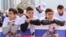 Участники правительственной акции в Грозном, иллюстративное фото