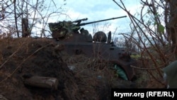 Підбита техніка на колишніх російських позиціях неподалік села Роботине, Запорізький напрямок