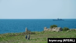 Развалины древнего полиса Херсонеса. Архивное фото. Крым, Севастополь