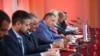 Milorad Dodik sa vrhom stranke u Banjoj Luci, 4. 8. 2025.