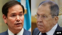 Госсекретарь США Марко Рубио, глава МИД России Сергей Лавров