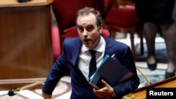 Sebastien Lecornu na sjednici Skupštine, Pariz, 16. oktobra 2025.