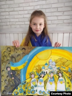 Nika Streletskaya este o fetiță din Dnipro care s-a refugiat, împreună cu mama ei, în Bulgaria.