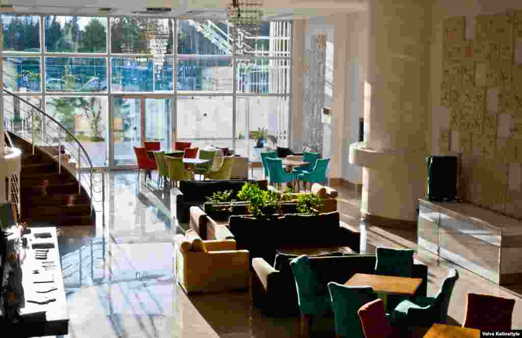 Sea Life, a spa hotel in central Antalya, is also popular among Russian visitors. But many of the hotel's guests are currently from western Europe. 