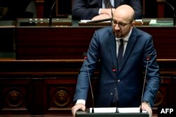 Belgian Prime Minister Charles Michel