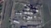 Пожар на нефтебазе в Гвардейском, аннексированный Крым, 21 октября