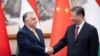 Orbán Viktor miniszterelnök és Hszi Csin-ping kínai elnök Pekingben 2024. július 8-án