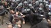 WATCH: Protesters Clash With Police In Kyiv