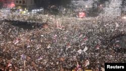 Protest u Beogradu, na poziv studenata u blokadi, 15. mart 2025. 