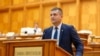 Radu Miruță, ministrul Economiei, Digitalizării, Antreprenoriatului și Turismului, la tribuna Parlamentului. 