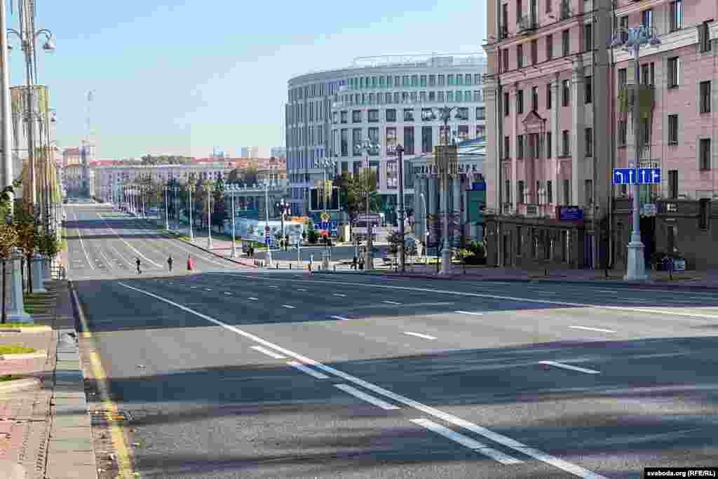 Independence Avenue was closed for traffic.