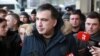 Saakashvili in Kyiv on February 9