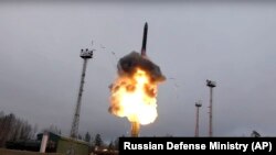 The United States and Russia each had more than 6,000 nuclear warheads in 2019, while China had 290, according to the Washington-based Arms Control Association.