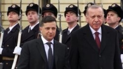 Turkish President Shouts Ukrainian Slogan That Rankles Russia