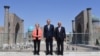 European Commission President Ursula von der Leyen in Samarkand on April 3 ahead of the EU-Central Asia summit.
