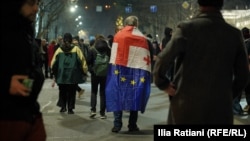 Продолжающиеся в Тбилиси протесты. Март 2025 года