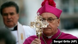 Archbishop Tadeusz Kondrusiewicz, the head of the Catholic Church in Belarus