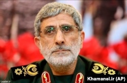 The leader of Iran's Quds Force, Ismail Qaani (file photo)