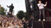 Svyatoslav Vakarchuk at an election rally and concert in Lviv on June 18