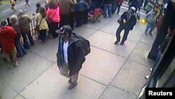 An FBI handout of the suspects in the Boston Marathon bombing, ethnic Chechen brothers Tamerlan and Dzhokhar Tsarnaev.