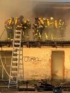 Russian Drone Strike On Kyiv Causes Fires, Injuries Russian Drone Strike On Kyiv Causes Fires, Injuries