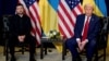 Președintele american Donald Trump și președintele ucrainean Volodimir Zelenski la o întâlnire din septembrie la ONU. (Fotografie de arhivă)
